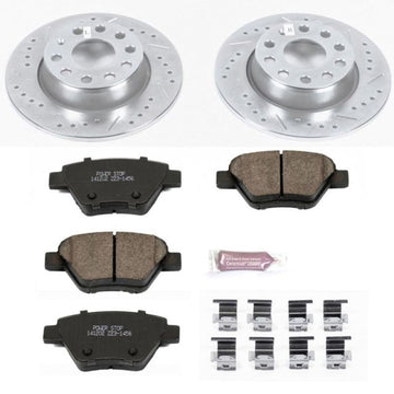 Power Stop 10-12 Audi A3 Trasero Z23 Evolution Kit de freno deportivo