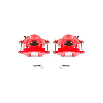 Power Stop 94-96 Chevrolet Impala Pinzas delanteras rojas sin soportes - Par