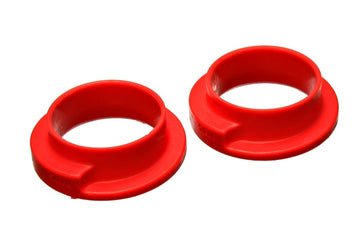 Aisladores de resorte helicoidales rojos universales de suspensión de energía de 2-3/16 pulgadas de diámetro interior de 3 pulgadas de diámetro exterior de 3 pulgadas de alto (2 por juego)