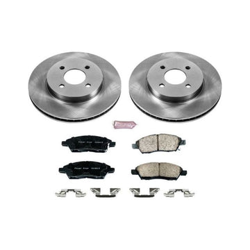 Power Stop 12-18 Nissan Versa Kit de frenos delanteros autoespecializados