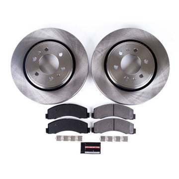 Power Stop 10-18 Ford Expedition Kit de frenos delanteros autoespecializados