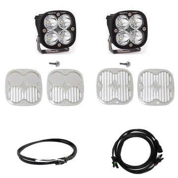 Baja Designs 2021+ Ford Bronco A Kit de luces Piller Squadron Sport Spot con Upfitter
