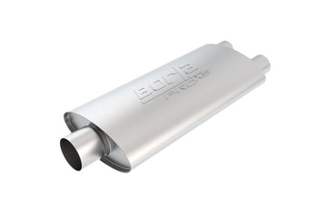 Silenciador Borla Pro-XS de 3 pulgadas, 2-1/2 pulgadas, 19 pulgadas x 9-1/2 pulgadas x 4 pulgadas Oval Cen/Dual Turbo XL