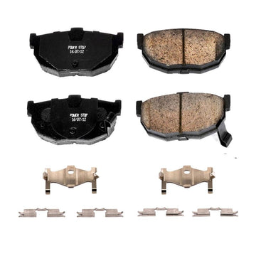Power Stop 94-06 Hyundai Elantra Rear Z17 Evolution Ceramic Brake Pads w/Hardware