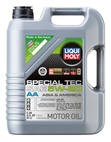 LIQUI MOLY 5L Special Tec AA Motor Oil SAE 5W20