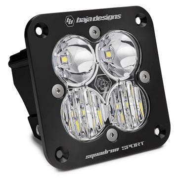 Baja Designs Squadron Sport Driving/Combo Pattern Montaje empotrado Cápsula de luz LED negra - Transparente