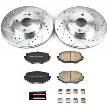 Power Stop 94-97 Mazda Miata Kit de freno deportivo delantero Z23 Evolution