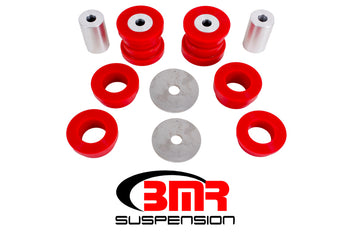 BMR 15-17 S550 Mustang Kit de bujes de cuna trasera (poliuretano) - Rojo