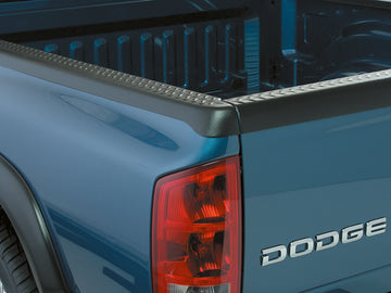 Bushwacker 02-08 Dodge Ram 1500 Fleetside Tapas para rieles de caja de 98,3 pulgadas, color negro