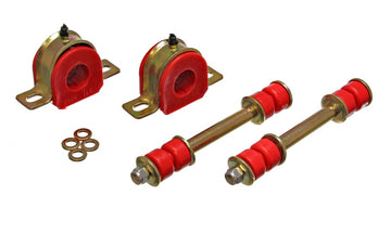 Energy Suspensión 82-04 Chevy S10 Blazer/S10 PU Juego de bujes de barra estabilizadora delantera roja con eslabones finales de 1-1/16 pulgadas