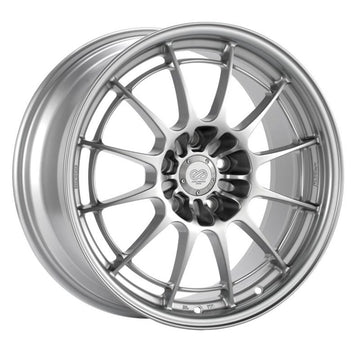 Enkei NT03+M 18x9.5 5x114.3 27mm Offset 72.6mm Diámetro F1 Rueda plateada