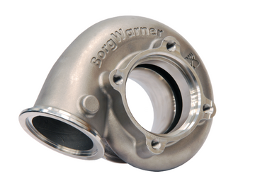 BorgWarner Turbocompresor SX S400SX4 T6 A/R 1.32 Inductor de 80 mm con cubierta de carrera