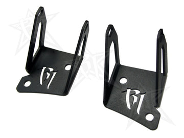 Rigid Industries Jeep JK - Kit de montaje en pilar A - Juego de soportes de Dually/D2