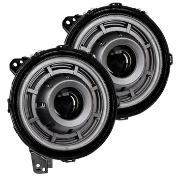 Faros delanteros proyectores bi-LED Oracle Oculus para Jeep JL/Gladiator JT - Grafito metálico - 5500K