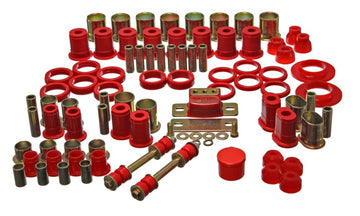 Energy Suspensión 66-72 Oldsmobile Cutlass/442/F-85/Europa Rojo Hyper-flex Master Juego de bujes