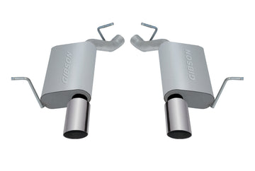 Gibson 11-18 Jeep Grand Cherokee Laredo 3.6L 2.25in Escape doble con eje trasero - Aluminizado