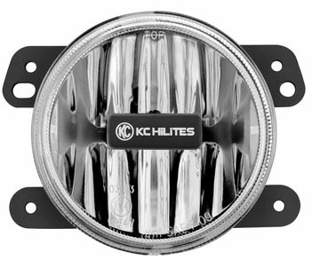 KC HiLiTES 10-18 Jeep JK 4 pulgadas. Luz LED Gravity G4 10w SAE/ECE Haz antiniebla transparente (individual)