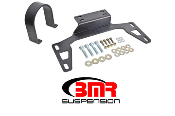 BMR 11-14 S197 Mustang Bucle de seguridad del eje de transmisión delantero - Negro Hammertone