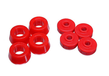 Energy Suspensión 1996-2009 Toyota 4Runner Bujes de choque trasero (rojo)
