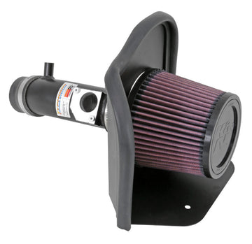 K&amp;N 06-10 Toyota Yaris L4-1.5L Admisión de Ram corta Typhoon negro plano