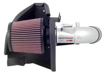 K&amp;N 06-09 Civic 1.8L Silver Typhoon Entrada de Ram corta