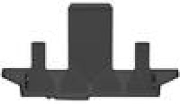 Husky Liners 2021 Suburban/Tahoe/Yukon Asientos individuales de segunda fila Weatherbeater Revestimiento del piso del tercer asiento - BLK