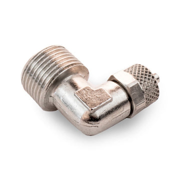 Accesorio de agua con codo de 90 grados NPT de 3/8 pulgadas Snow Performance
