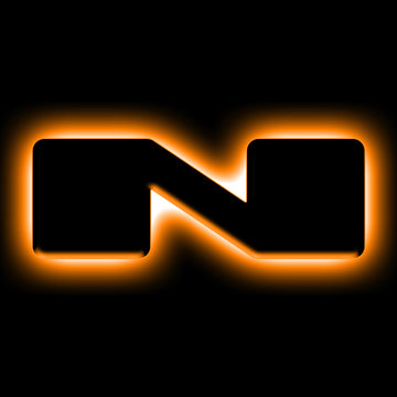 ORACLE Lighting Insignias de letras LED iluminadas universales - Acabado de superficie negro mate - N