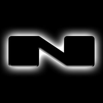 ORACLE Lighting Insignias de letras LED iluminadas universales - Acabado de superficie negro mate - N
