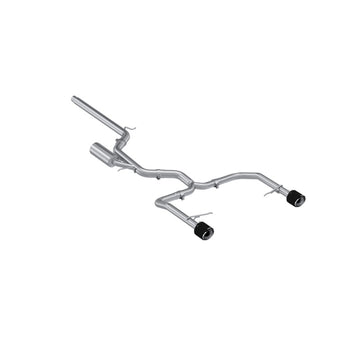 MBRP 2022 VW Jetta GLI 2.0 TSI 3 pulgadas Cat Back T304 SS 2.5 pulgadas Doble parte trasera con puntas de fibra de carbono