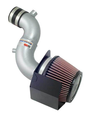 Kit de admisión de rendimiento K&amp;N TYPHOON; HONDA FIT L4-1.5L, (PLATA) 07-08