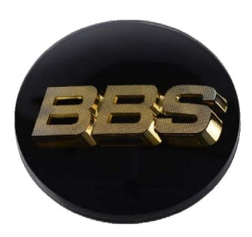 Tapa central BBS 70,6 mm negro/dorado (4 pestañas) (56.24.120)