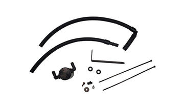 J&amp;L 22-25 Subaru BRZ/GR86 2.4L Passenger Side Oil Separator 3.0 - Black Anodized