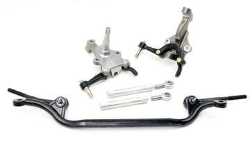 Ridetech 67-69 Camaro y Firebird y 68-74 Nova TruTurn Paquete de sistema de dirección que incluye husillos