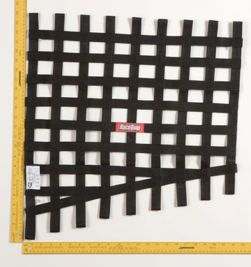 Red de costillas SFI RaceQuip Black Drag de 24 a 18 x 23