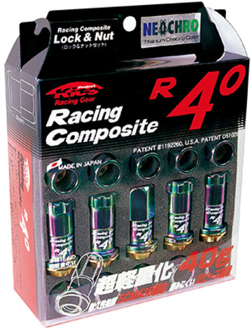Tuercas Project Kics 12x1.50 R40 - Neo Chrome (16+4 cerraduras)
