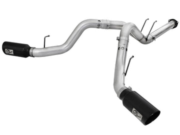 aFe Atlas Exhaust 4in DPF-Back Al Steel 11-14 Ford Diesel Trucks V8-6.7L (td)