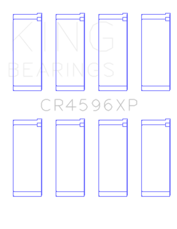 King Engine Bearings BMW S14B20/S14B23/S14B25 (Size .026) Connecting Rod Bearings (Set of 4)