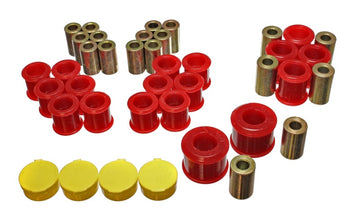 Energy Suspensión 90-96 Nissan 300ZX Juego de bujes de brazo de control trasero rojo