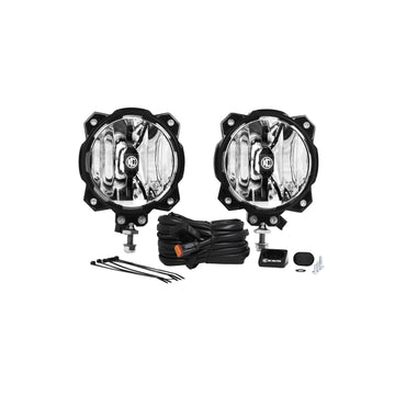 KC HiLiTES 6 pulgadas. Luz LED de gravedad Pro6 de 20 W, haz de conducción SAE/ECE de montaje único (sistema de paquete de pares)