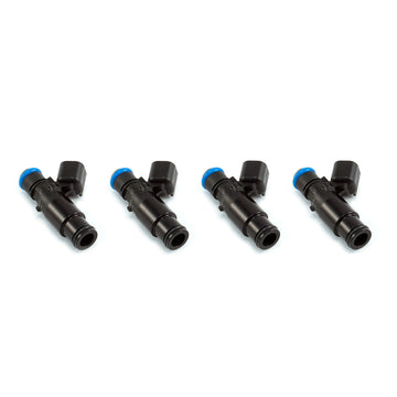Inyectores Injector Dynamics 1340 cc - 48 mm de longitud - Fondo negro de 14 mm - Junta tórica inferior de 14 mm (juego de 4)