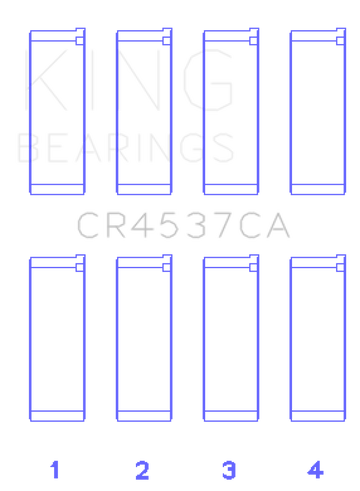 King Engine Bearings Mini Cooper S/Cooper S Conv/Works W10B16A Rod Bearing Set - Size STD