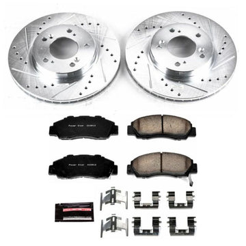 Power Stop 97-01 Acura Integra Kit de freno deportivo delantero Z23 Evolution