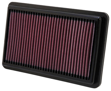 Filtro de aire de repuesto K&amp;N de 10.188 pulgadas de largo O/S x 6.375 pulgadas de ancho O/S x 1.063 pulgadas de alto para 12 Honda Civic Si