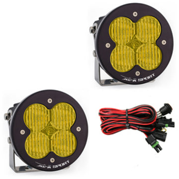 Baja Designs XL R Sport Series Cápsulas de luz LED con patrón de curvas anchas - Ámbar
