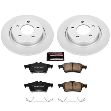 Power Stop 04-13 Mazda 3 Rear Z17 Evolution Geomet Coated Brake Kit