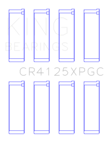 King Subaru EJ20/EJ22/EJ25 (tamaño .026) pMaxKote Juego de rodamientos de varilla de rendimiento