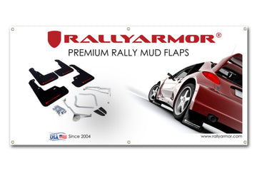 Pancarta de vinilo para vendedores Rally Armor, 3 pies x 6 pies