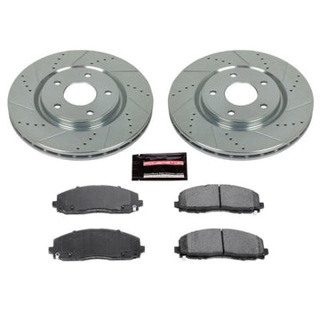 Power Stop 17-19 Chrysler Pacifica Kit de freno deportivo delantero Z23 Evolution