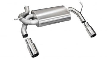Corsa/dB Jeep 07-11 Wrangler 3.8L/12-14 Wrangler 3.6L Escape deportivo pulido con eje trasero